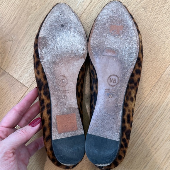Veronica Beard Griffin Leopard hide fur loafer - Picture 3 of 3